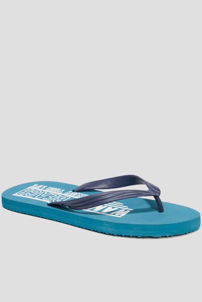 Tongs Wamea Beach bleu turquoise homme