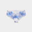 Shorty en dentelle bleu clair femme
