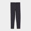 Legging taille &eacute;lastiqu&eacute;e coton gris anthracite fille