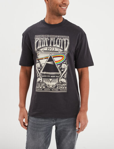 T-shirt manches courtes Pink Floyd gris foncé homme
