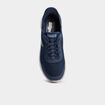 Baskets running à lacets élastiqués bleu homme