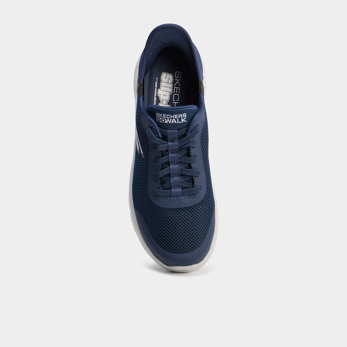 Baskets running à lacets élastiqués bleu homme