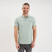 Polo manches courtes coupe droite vert pastel homme