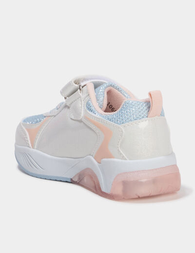 Baskets running lumineuses Reine neiges multicolore fille