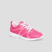 Baskets running à lacets rose fille