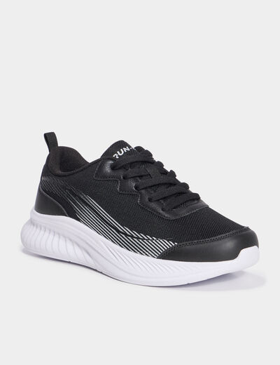 Baskets running noir femme