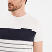 T-shirt droit avec 1 poche Creeks ivoire homme