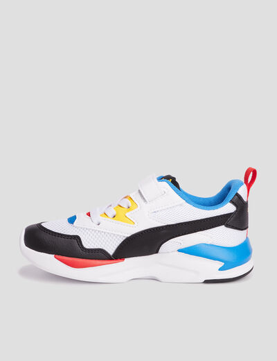Runnings à scratchs Puma X Ray Lite blanc garçon