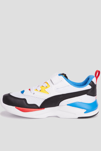 Runnings à scratchs Puma X Ray Lite blanc garçon