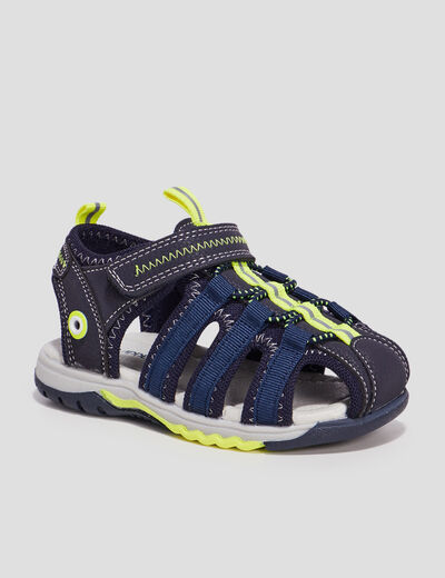 Sandales Trappeur bleu marine garçon