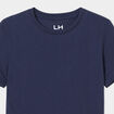 T-shirt en coton manches courtes bleu marine garçon