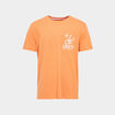 T-shirt manches courtes en coton Liberto orange clair homme