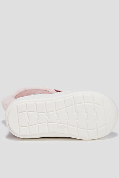 Bottines irisées rose bébé fille