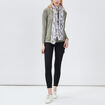 Foulard gris femme