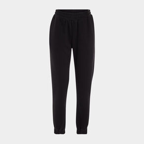 Pantalon jogging slim taille élastiquée noir femme