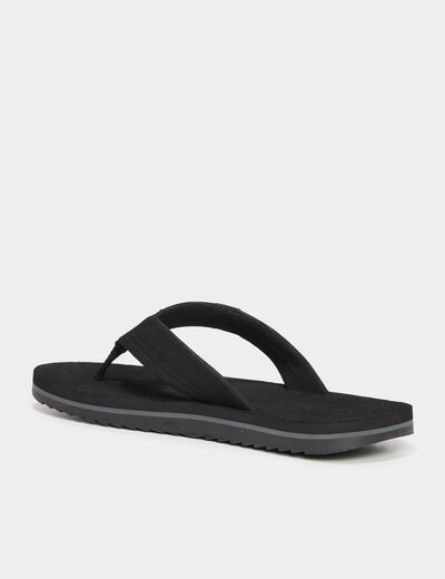 Tongs de plage noir homme