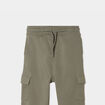 Pantalon de jogging cargo vert kaki garçon