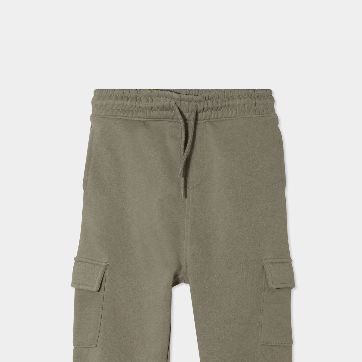 Pantalon de jogging cargo vert kaki garçon