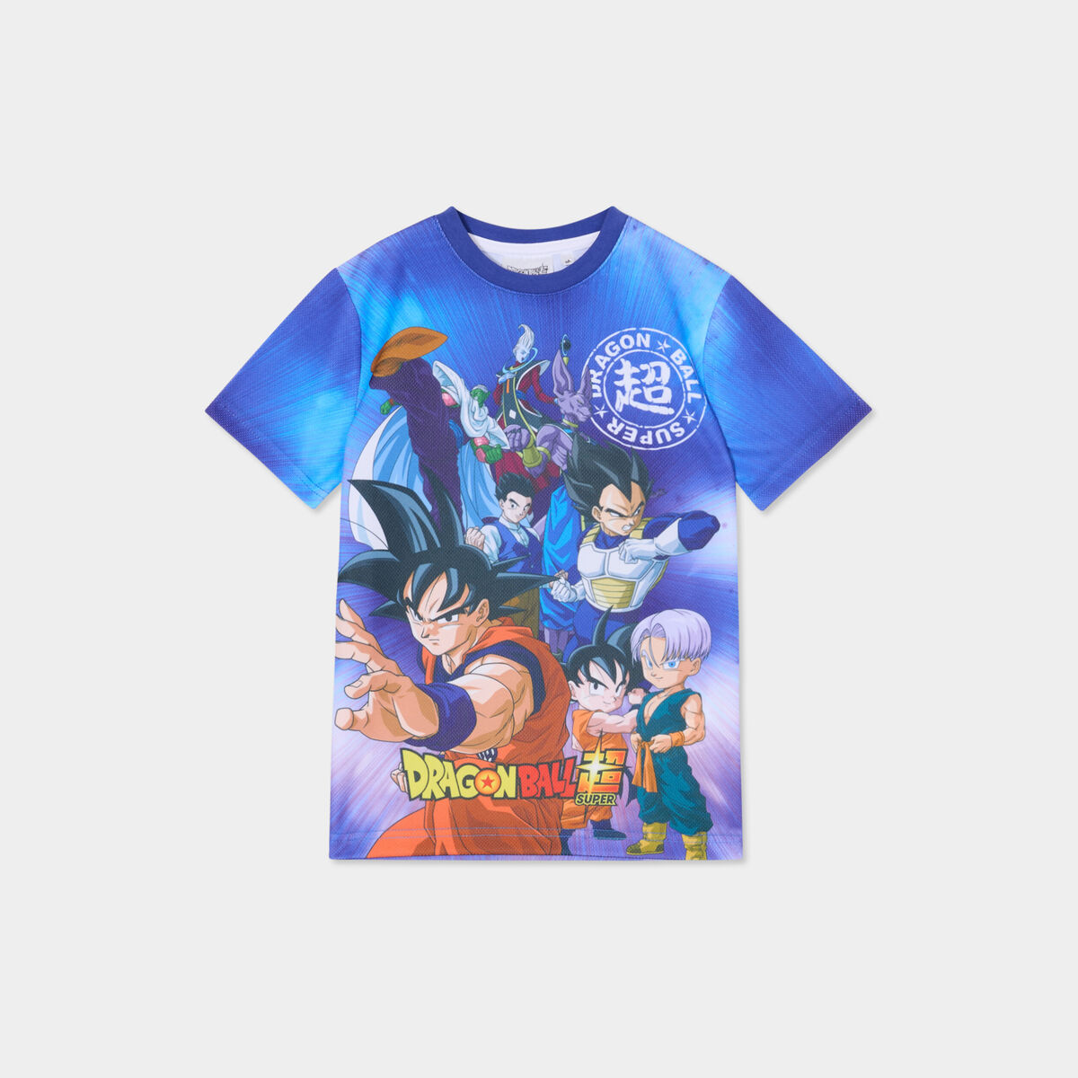T-shirt col rond Dragon Ball Super multicolore gar&ccedil;on