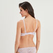 Soutien-gorge foulard en dentelle parme femme