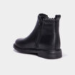 Boots chelsea &agrave; talon plat noir fille