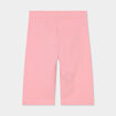 Legging cycliste coton taille élastiquée rose fille
