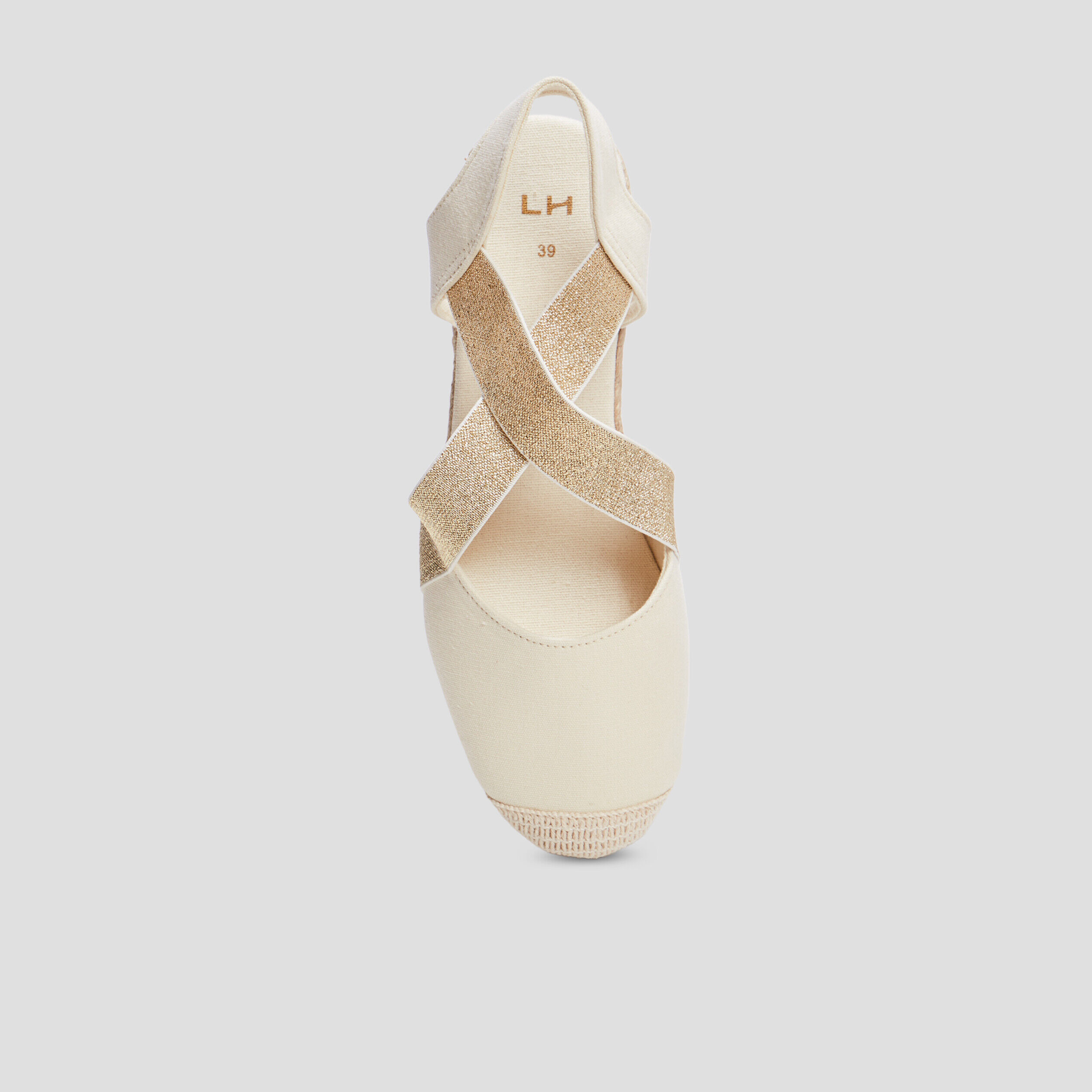 Espadrille compensée la halle outlet