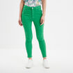 Pantalon skinny push up vert femme