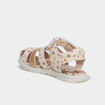 Sandales &agrave; scratchs avec semelle souple multicolore fille