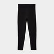 Legging taille haute stretch &agrave; pinces noir femme
