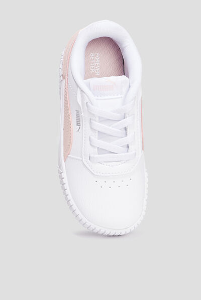 Tennis basses Puma Carina 2.0 blanc fille