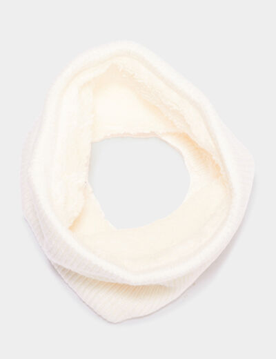 Snood fourré Creeks ivoire fille