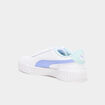 Tennis basses en cuir Puma Carina 3.0 bleu violet fille