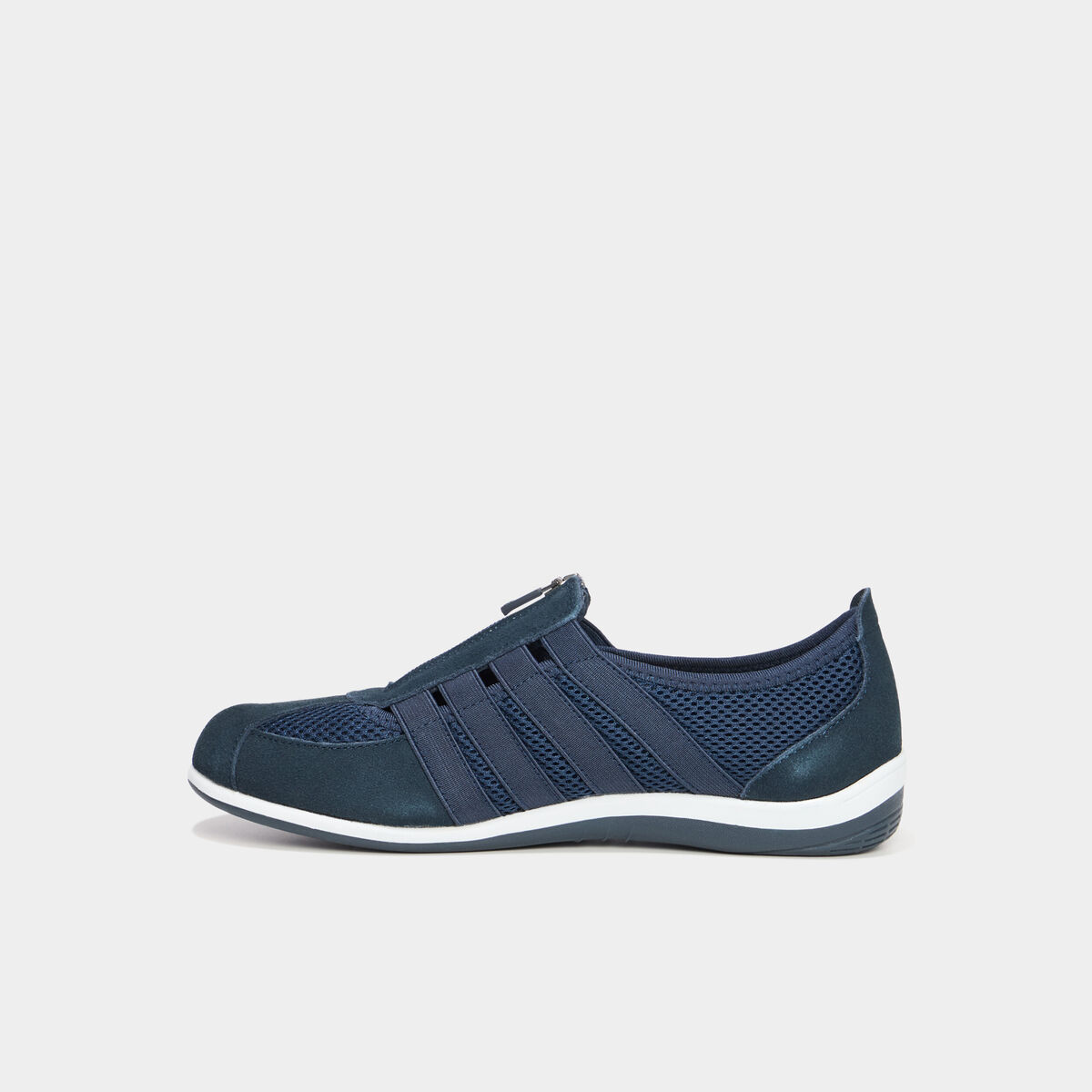 Derbies pied large bleu marine femme