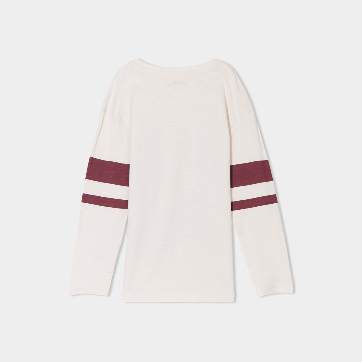 T-shirt manches longues coton Creeks sable garçon