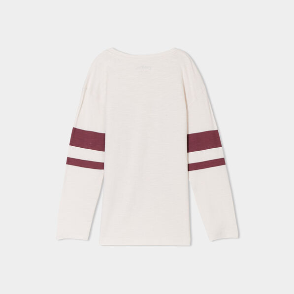 T-shirt manches longues coton Creeks sable garçon