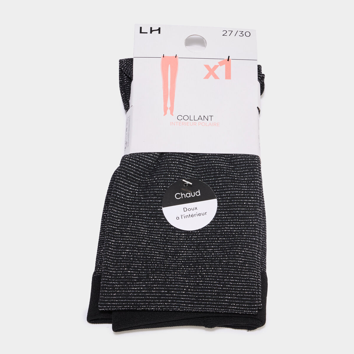 Collants noir fille