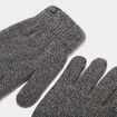 Gants doubl&eacute;s gris fonc&eacute; mixte