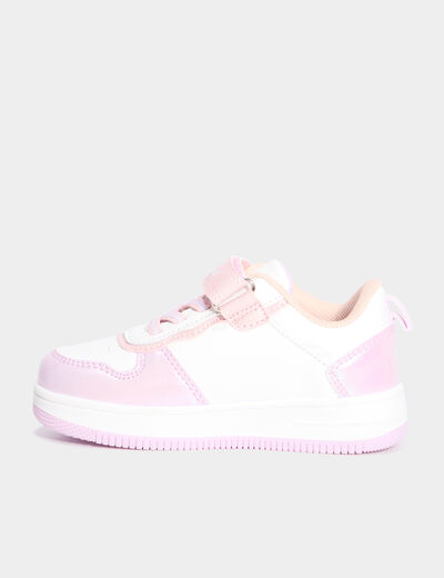 Tennis basses Reine des neiges violet fille