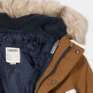 Parka 3-en-1 &agrave; capuche fausse fourrure camel gar&ccedil;on