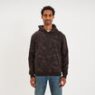 Sweat hoodie &agrave; capuche molleton marron chocolat homme