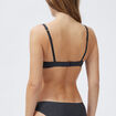 Soutien-gorge corbeille microfibre gris femme