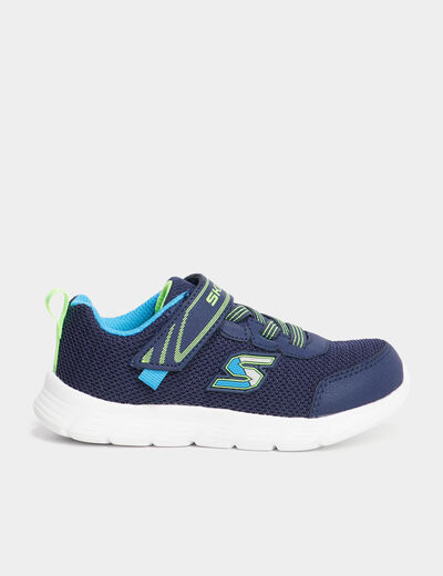 Baskets running Skechers Comfy Flex bleu garçon