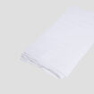 Foulard aspect froiss&eacute; blanc femme