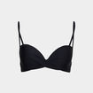 Haut de maillot de bain forme push up noir femme