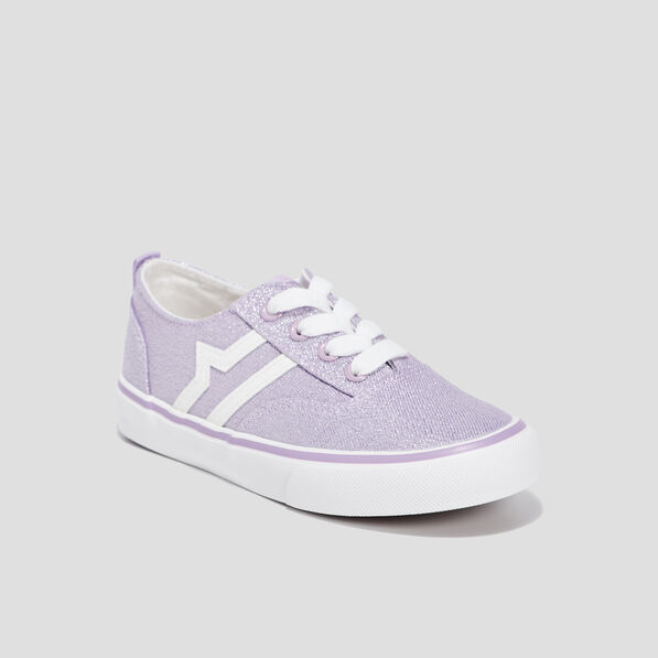 tennis en toile a lacets creeks violet fille Tennis en toile à lacets Creeks violet fille