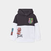 Sweat à capuche hoodie Minecraft multicolore garçon