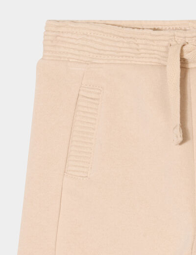 Pantalon de jogging taille élastiquée sable bébé garçon