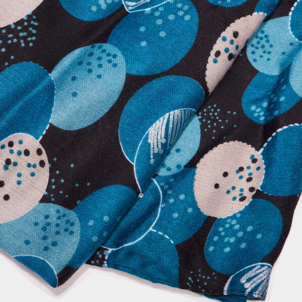 Foulard bleu canard femme