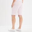 Short jogging molleton droit rose clair homme
